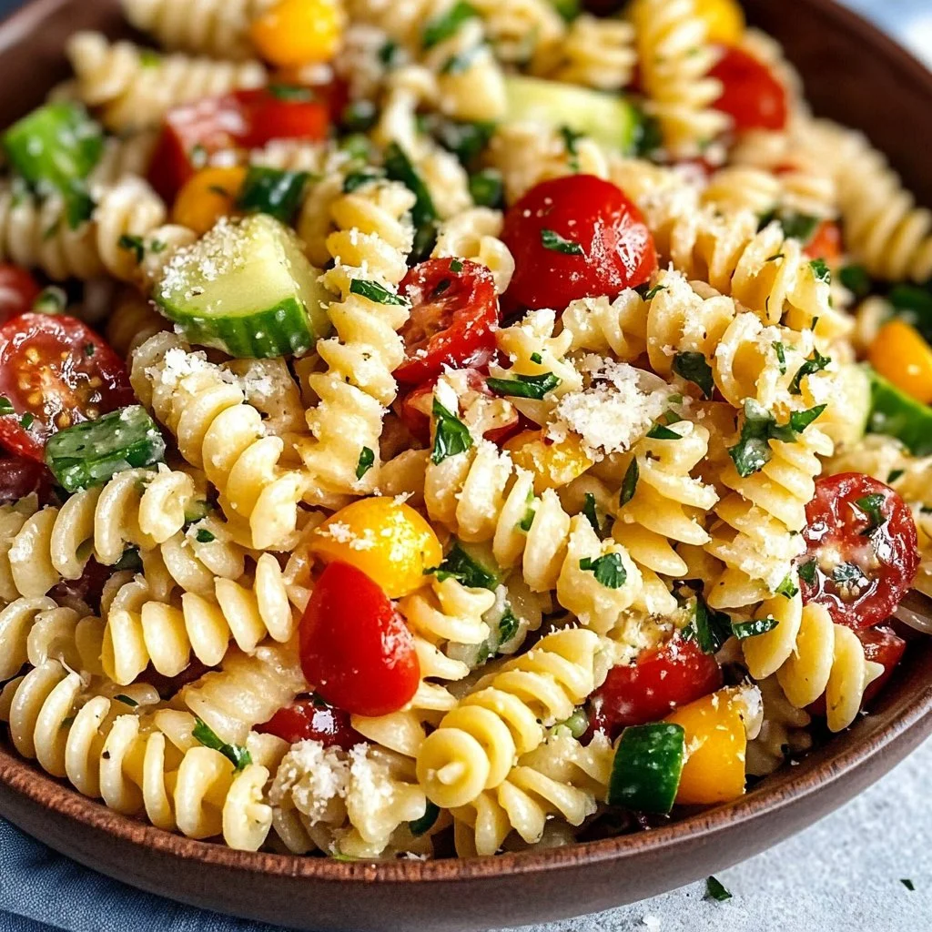 The Best Pasta Salad with Italian Dressing