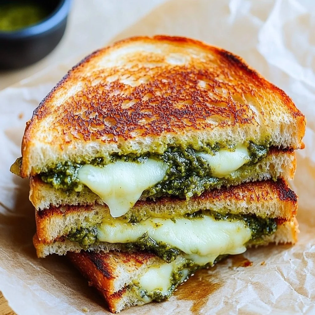 Pesto Grilled Cheese