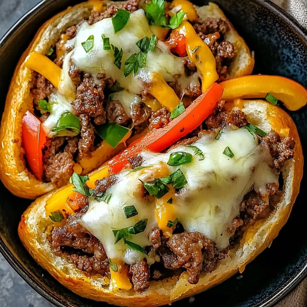 Philly Cheesesteak Bowls