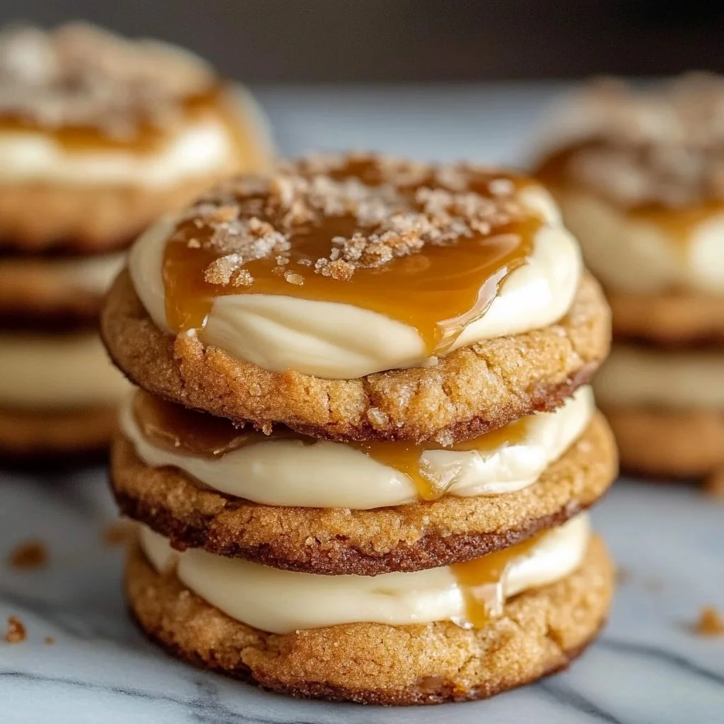 Decadent Copycat Crumbl Salted Caramel Cheesecake Cookies at Home