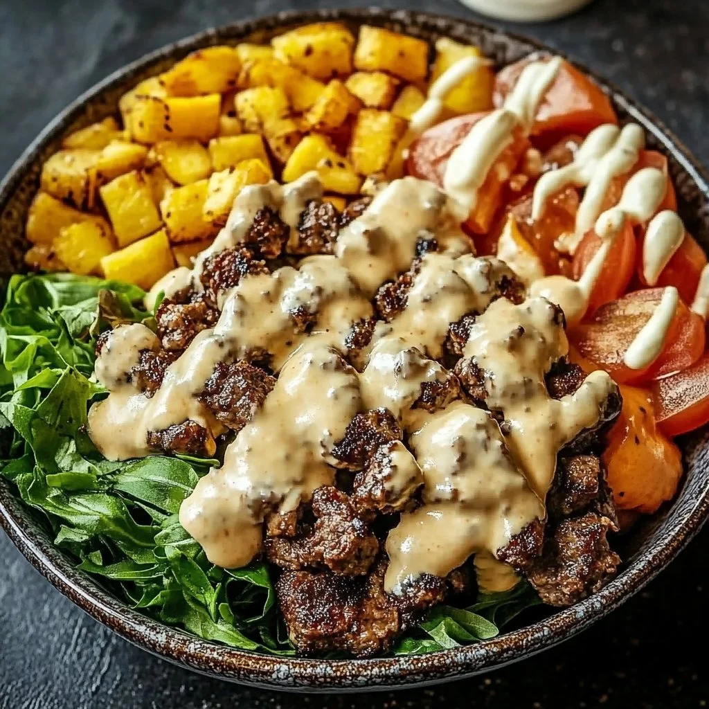 Savory Smash Burger Bowl