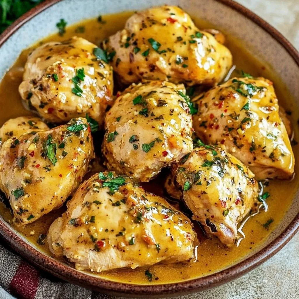 Slow Cooker Honey Mustard Chicken