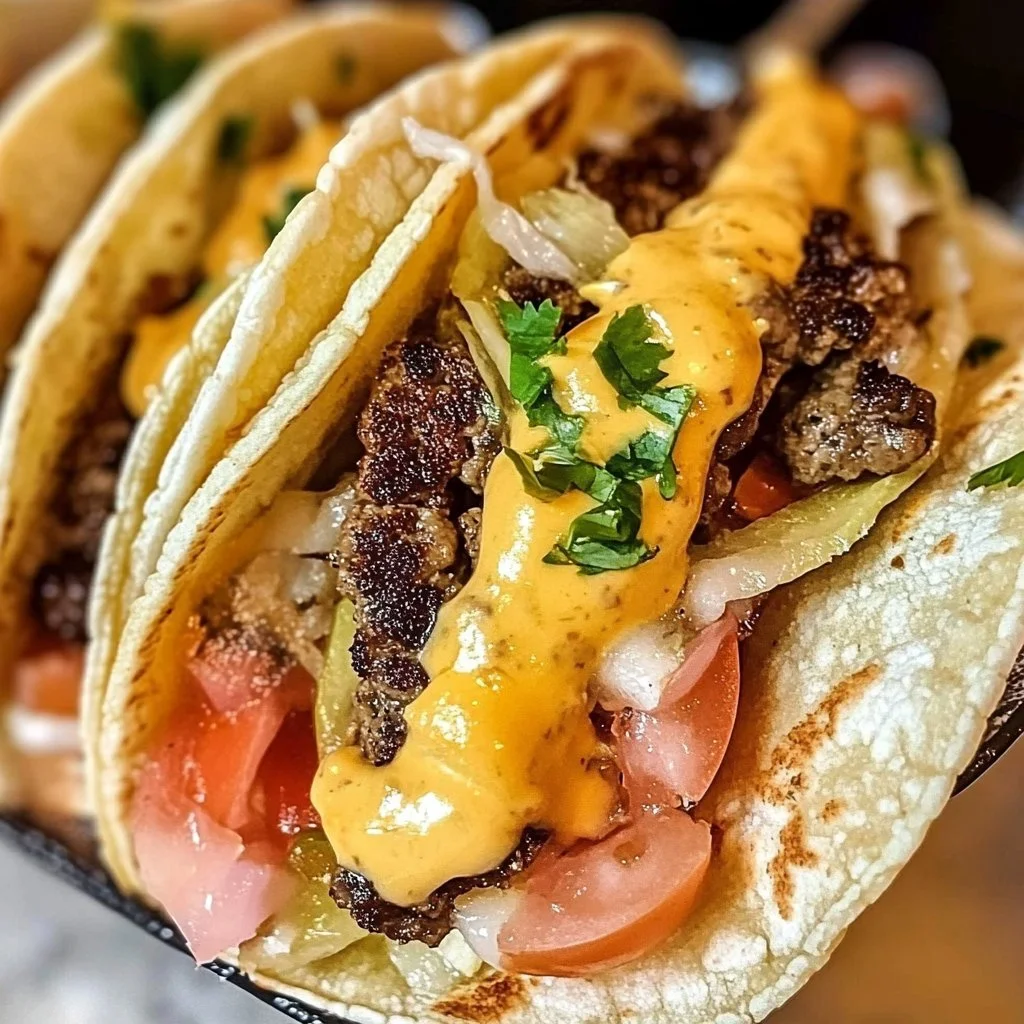 Smash Burger Tacos
