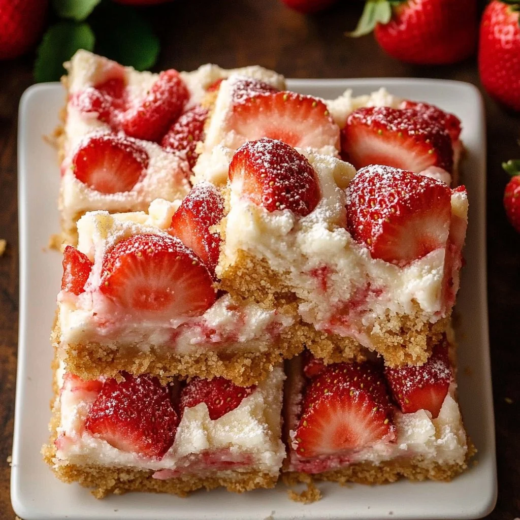 Strawberry Shortcake Bars Recipe