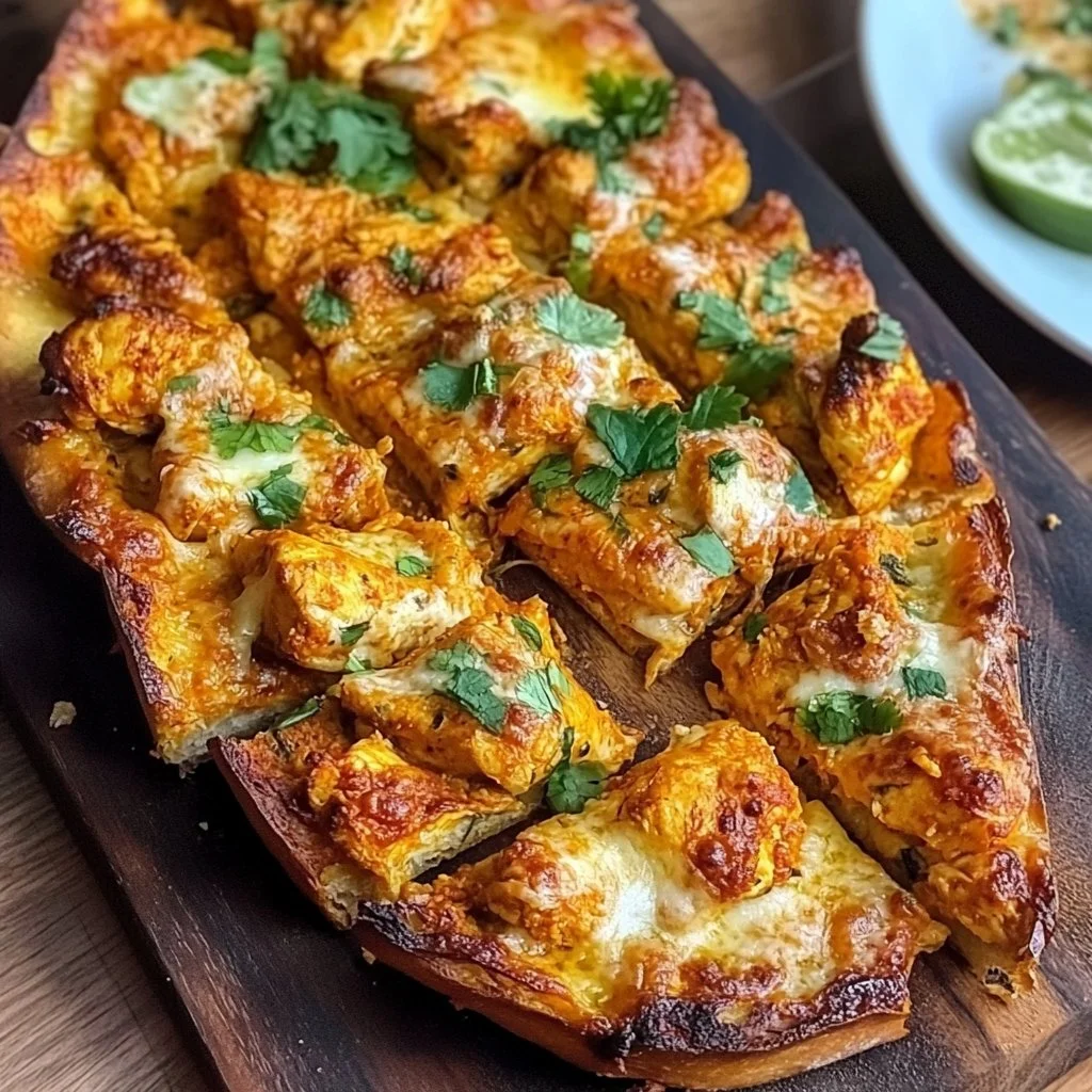 Tandoori Chicken Garlic Bread