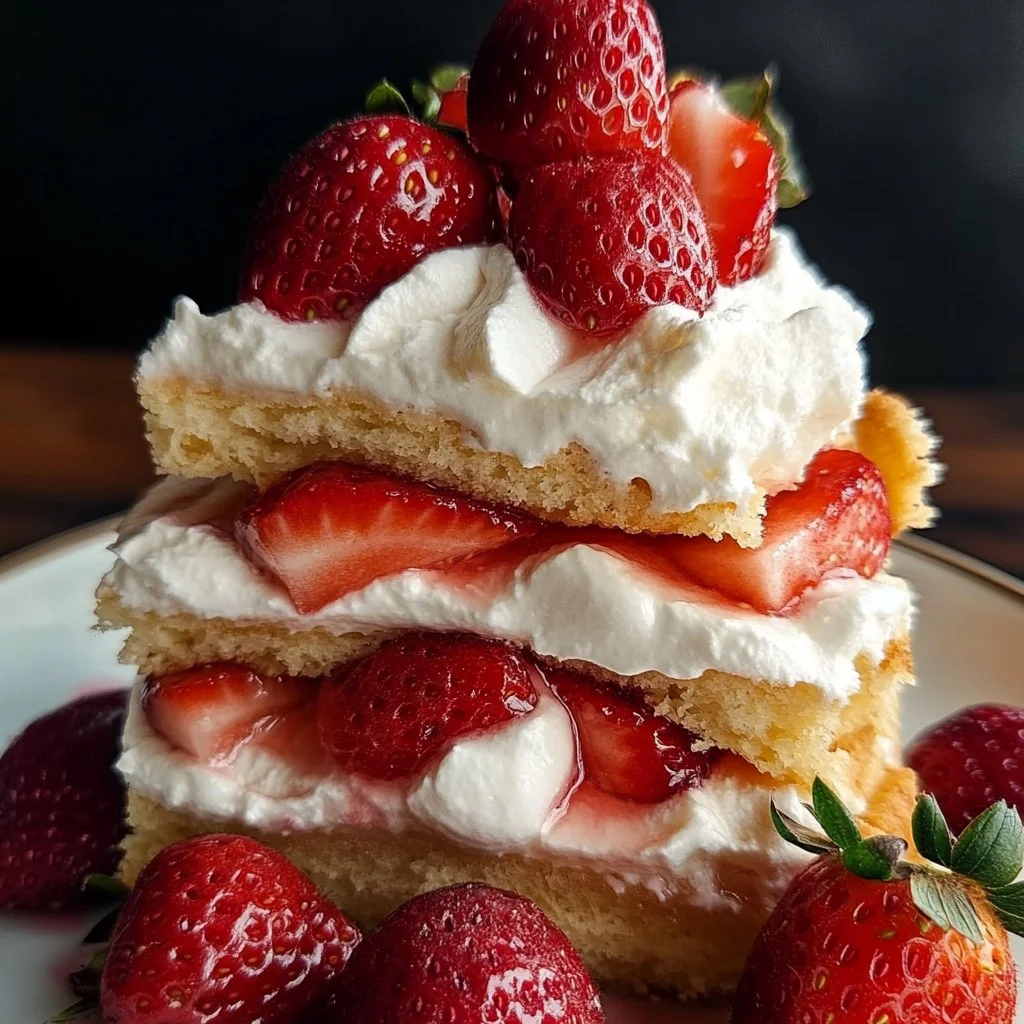 Traditional Easy Strawberry Shortcake