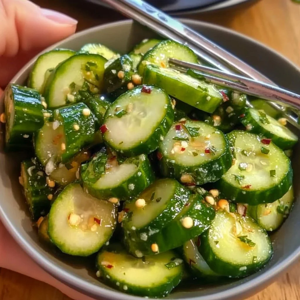 Viral Cucumber Salad