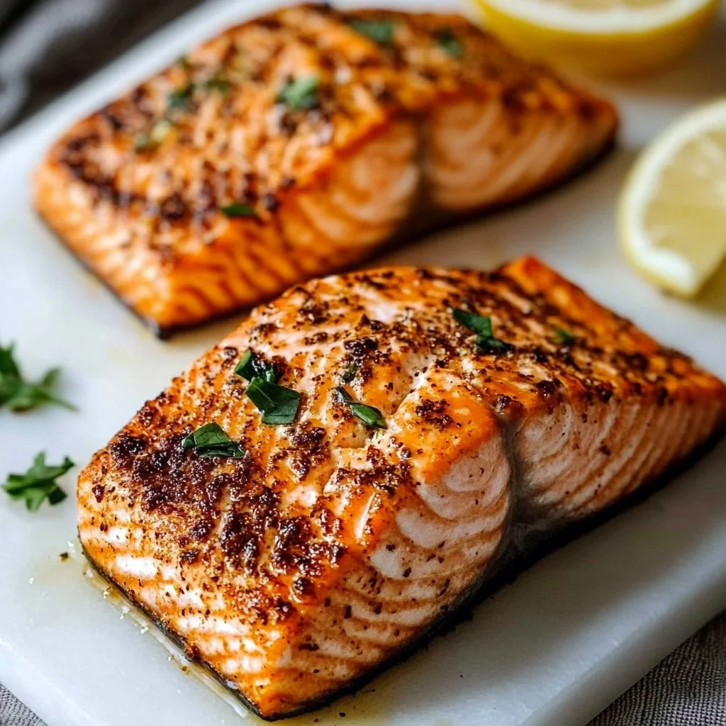 Air Fryer Fresh Salmon