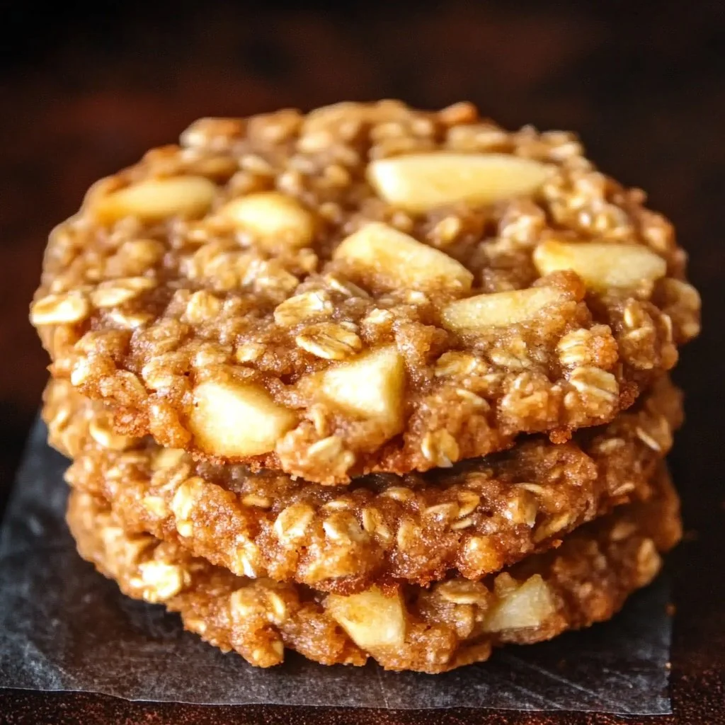 Apple Pie Oatmeal Cookies