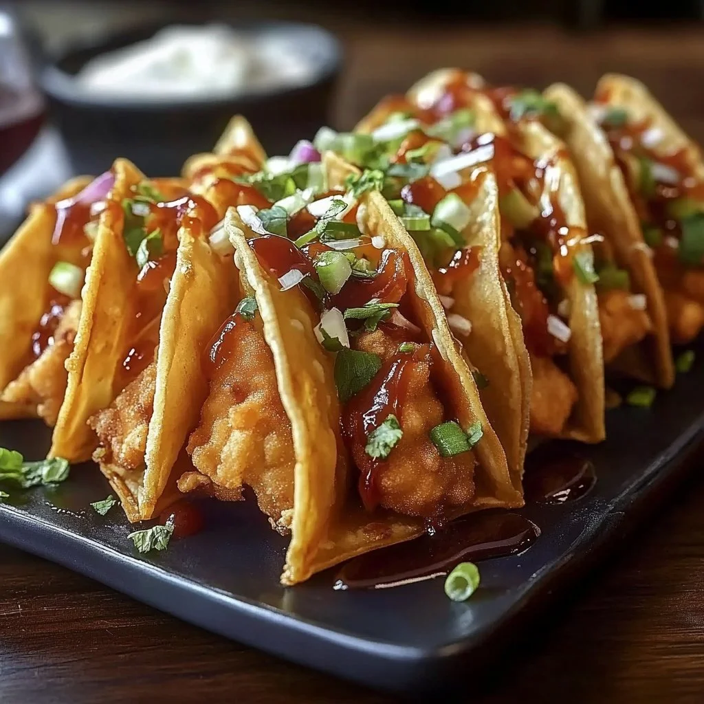 Applebee’s Chicken Wonton Tacos