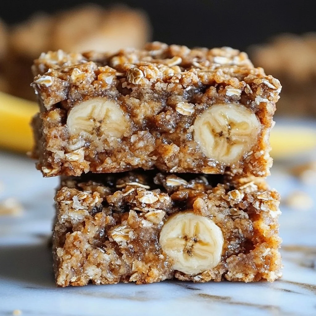 Banana Oatmeal Bars