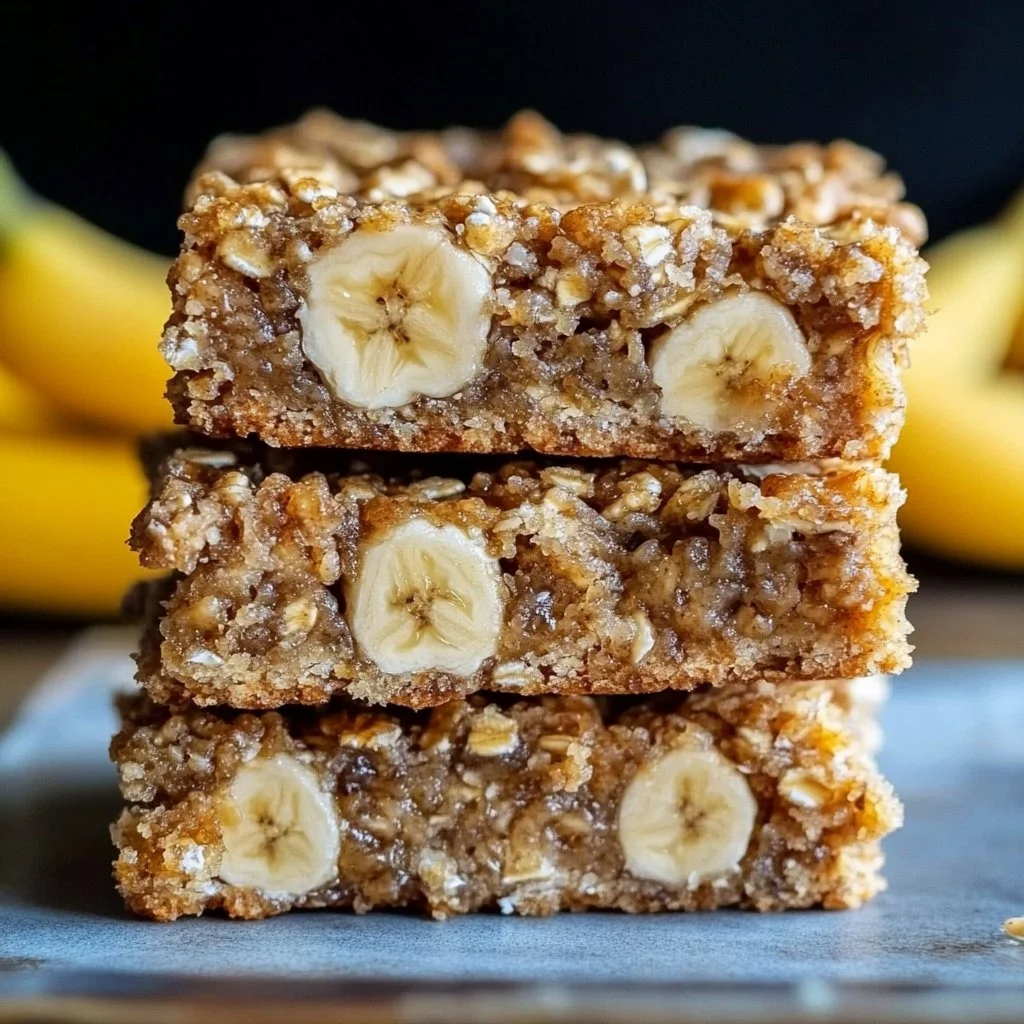 Banana Oatmeal Bars