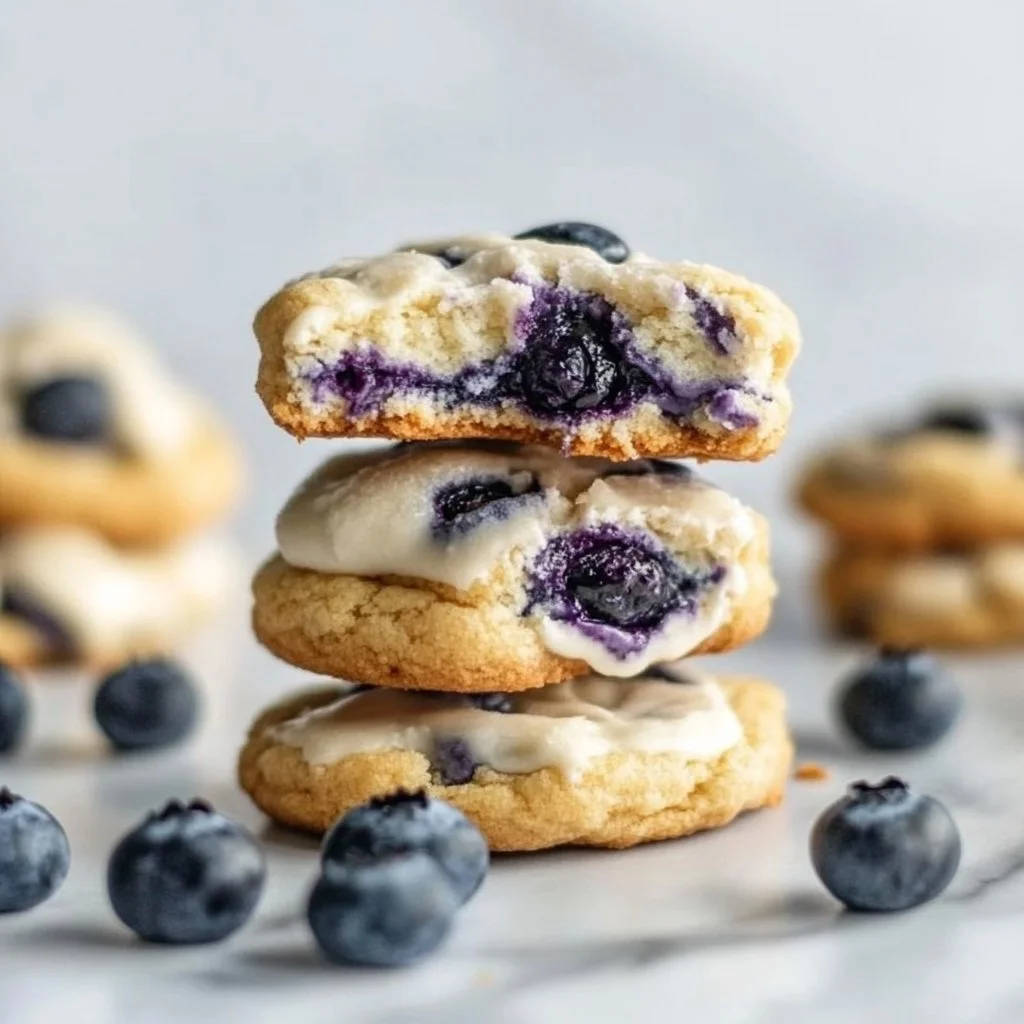Blueberry Cheesecake Cookies