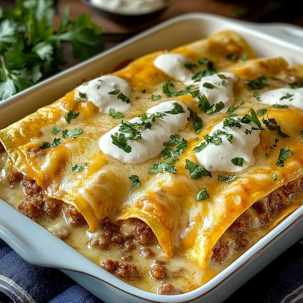 Delicious Breakfast Enchiladas with Sausage Gravy Made Easy