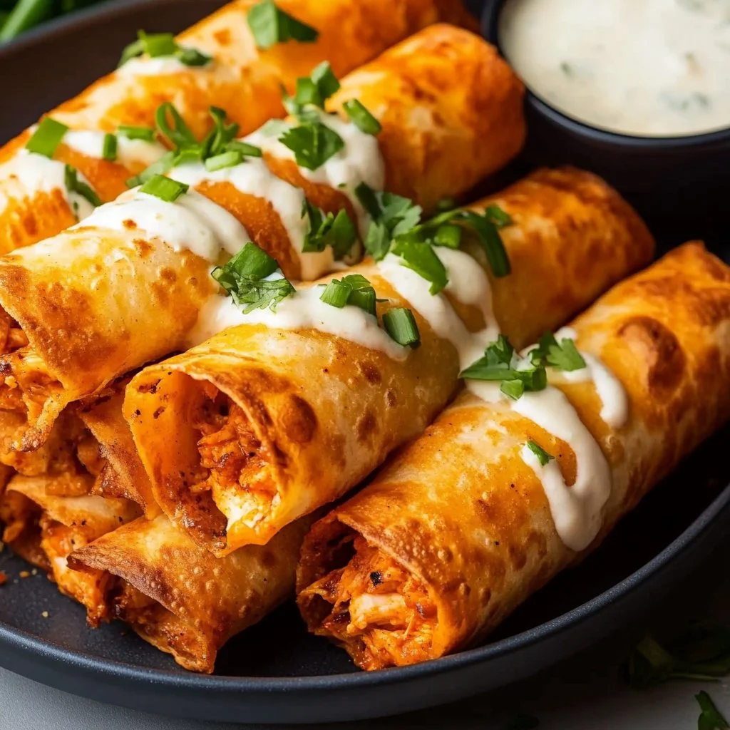 Buffalo Chicken Taquitos