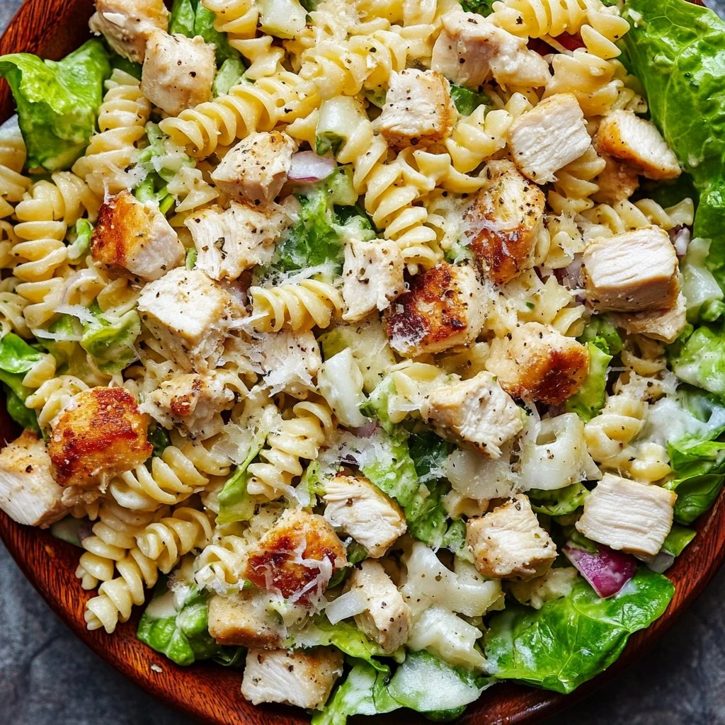Chicken Caesar Pasta Salad