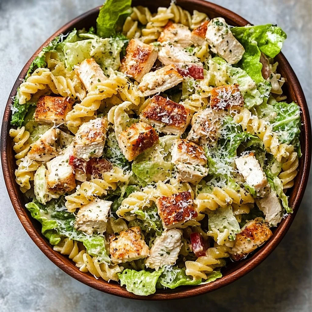 Chicken Caesar Pasta Salad