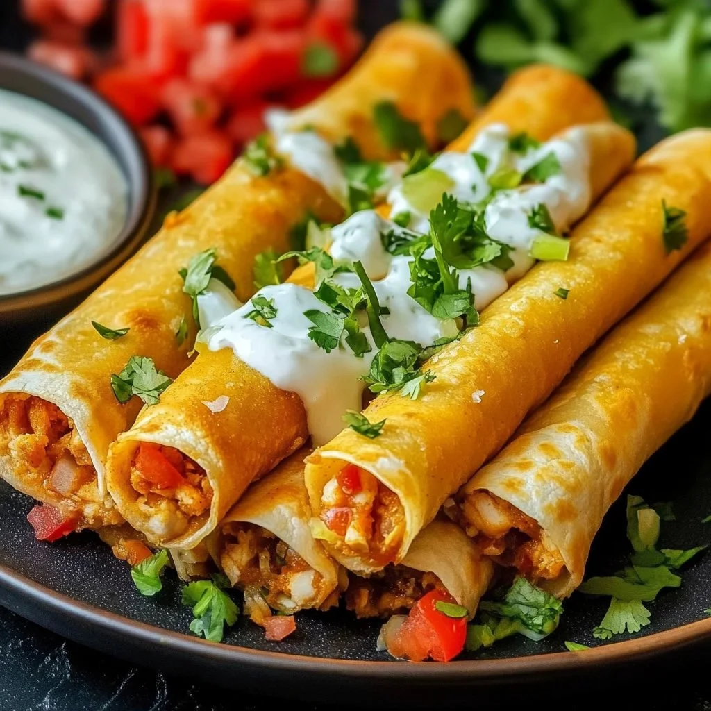 Easy Homemade Chicken Taquitos Recipe for Ultimate Crunch