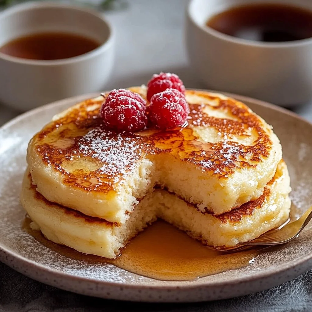 Easy Cottage Cheese Pancake for One