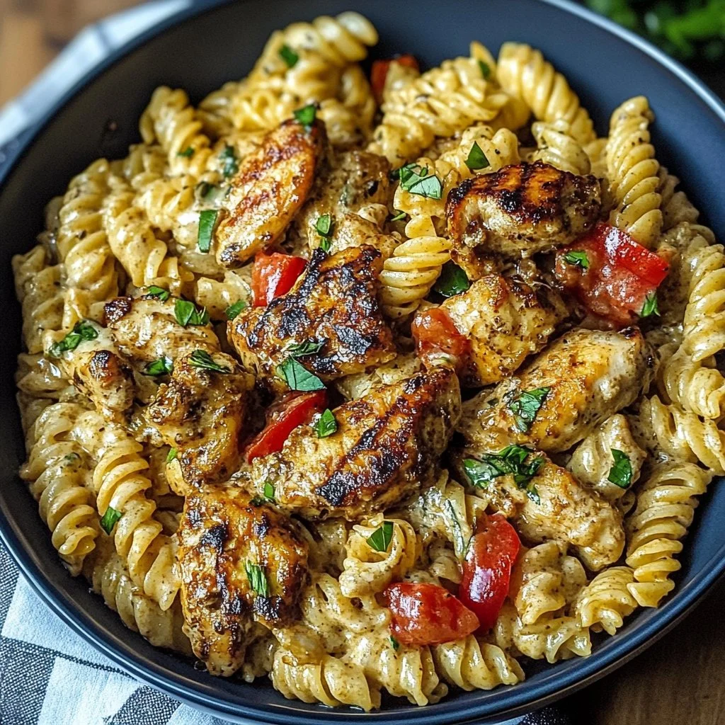 Creamy Rasta Pasta with Jerk Chicken: Irresistibly Flavorful Bliss!
