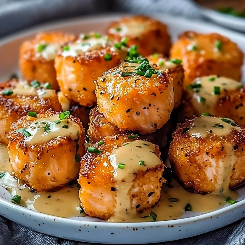 Crispy Bang Bang Salmon Bites