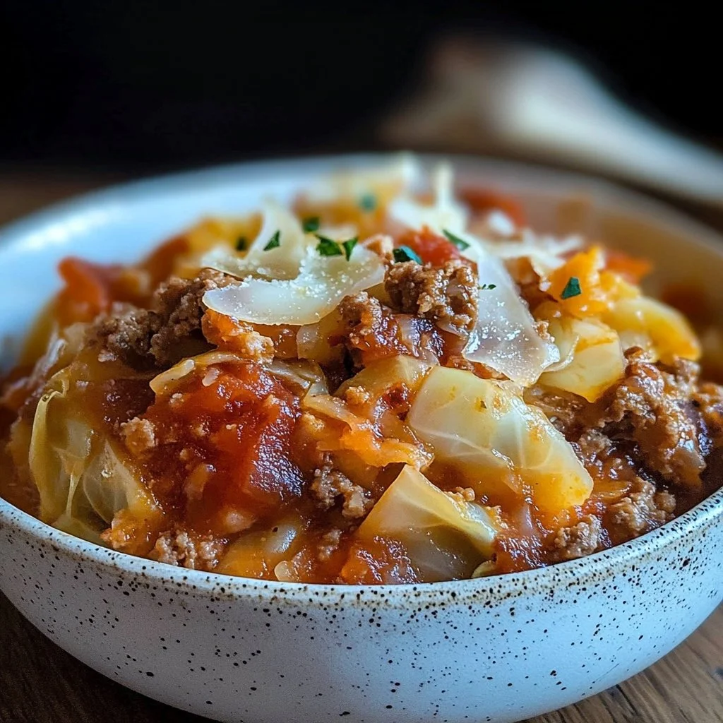 Crockpot Cabbage Roll Casserole
