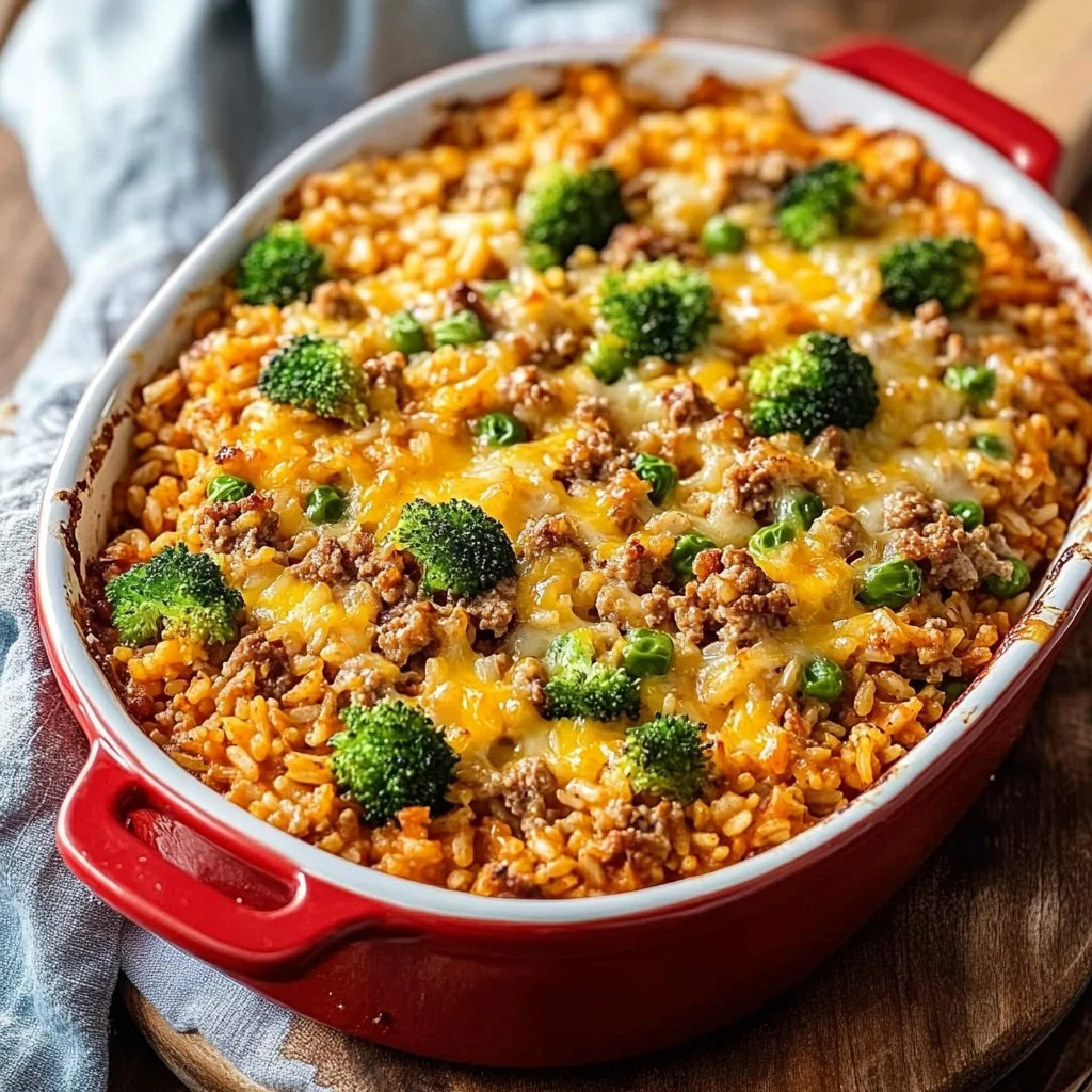 Easy Ground Turkey Rice Casserole