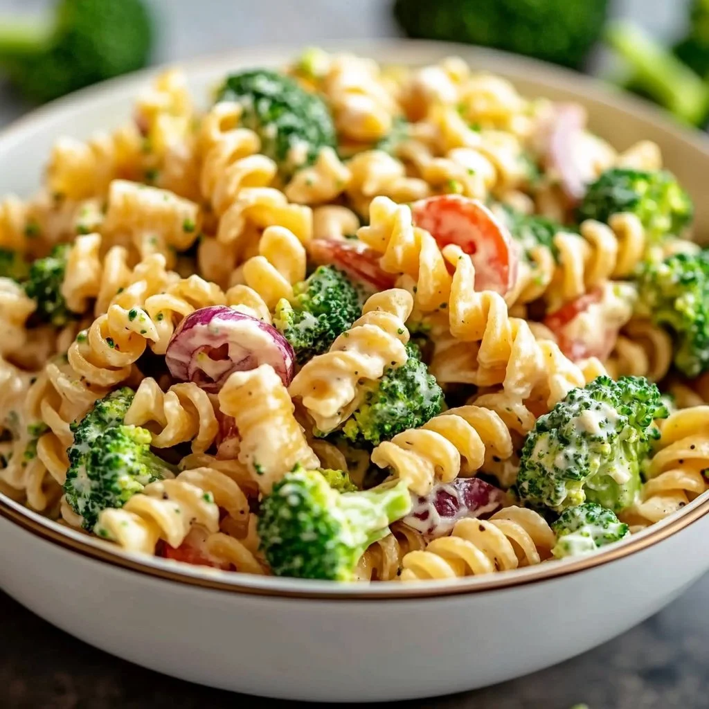 Fresh Broccoli Pasta Salad