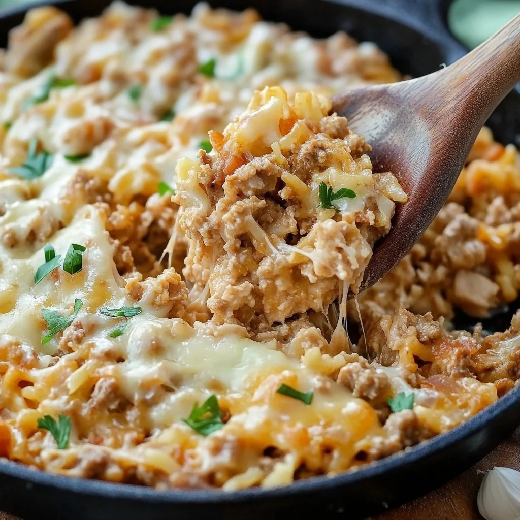 Ground Turkey Skillet Casserole