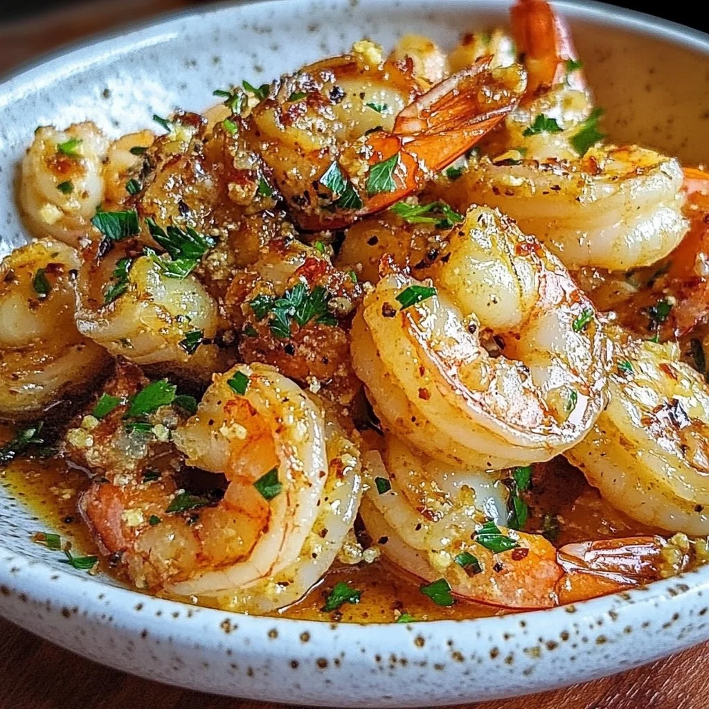 Hawaiian Garlic Shrimp