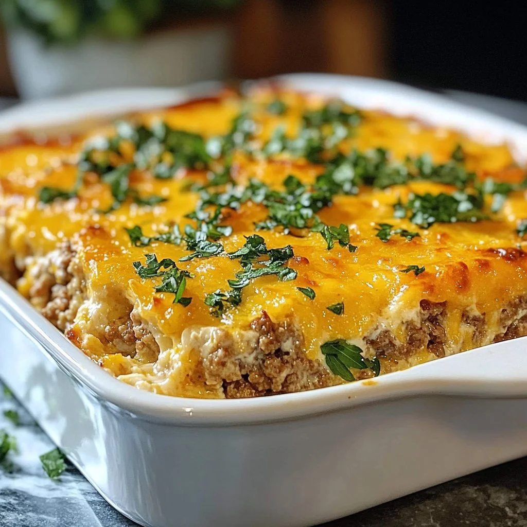 High Protein Ground Turkey Casserole (Easy, Cheesy, Family-Favorite)