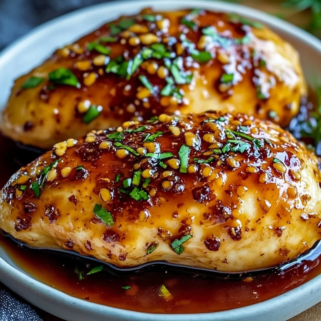 Honey Garlic Chicken Breasts