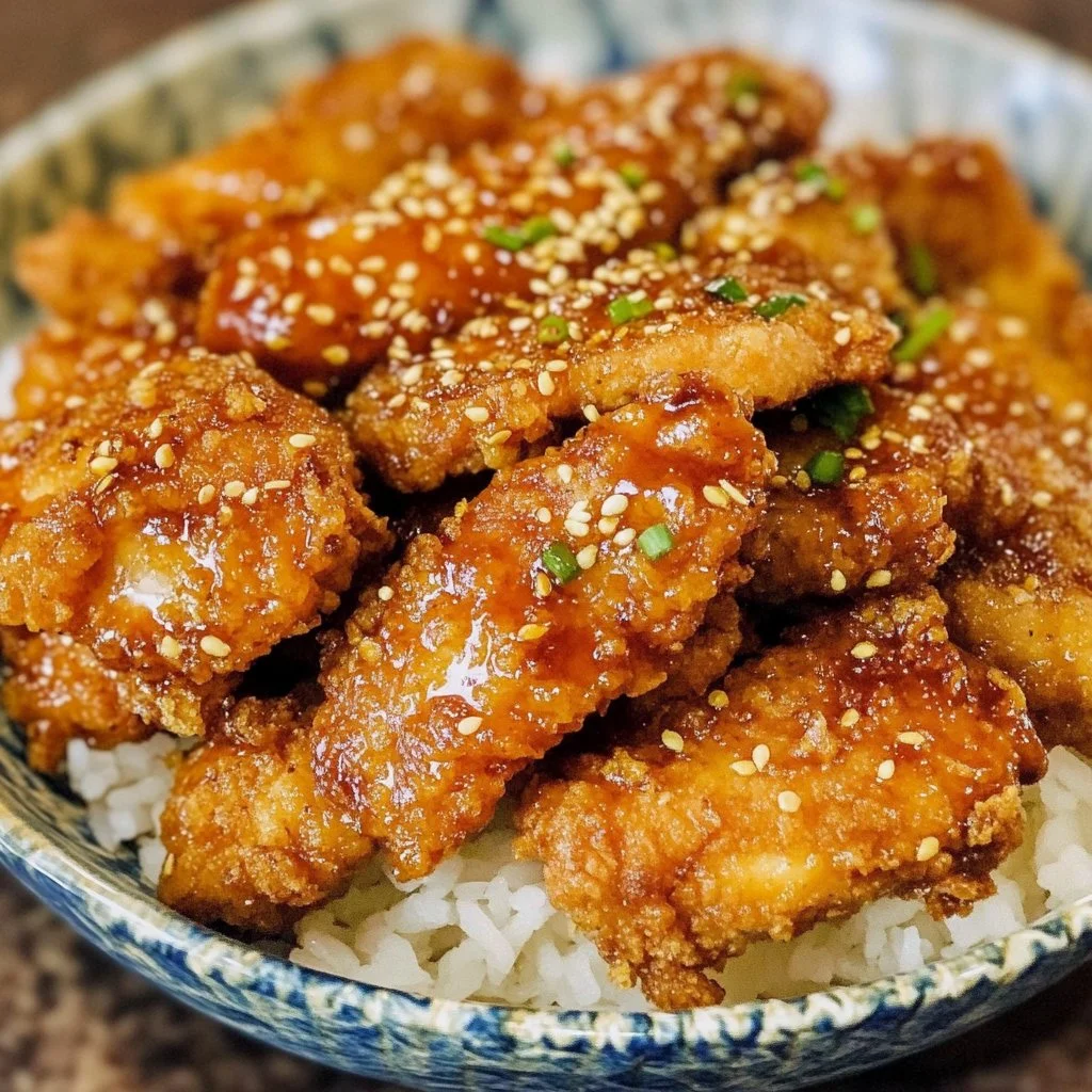 Honey Garlic Crispy Chicken