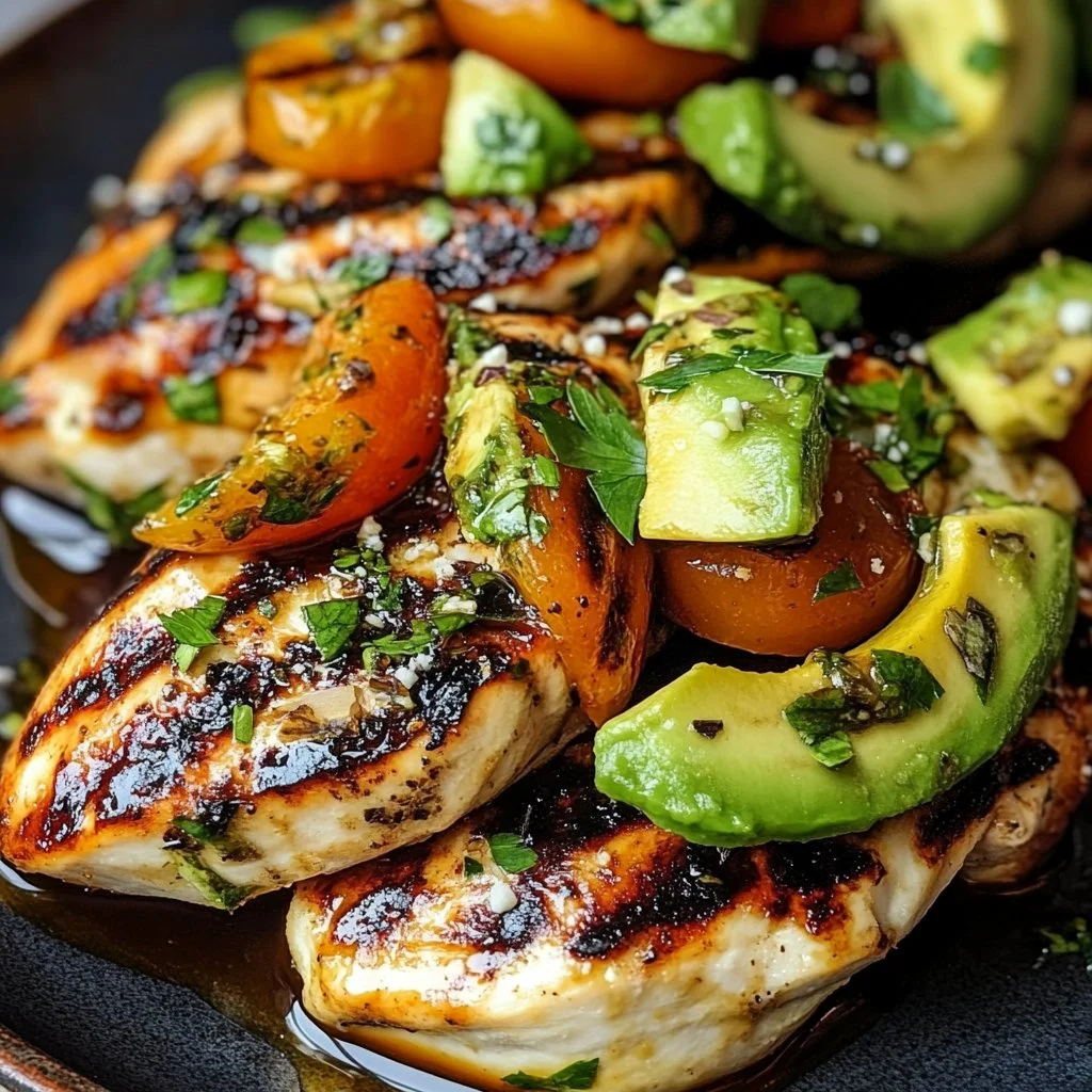 Juicy Grilled California Avocado Chicken