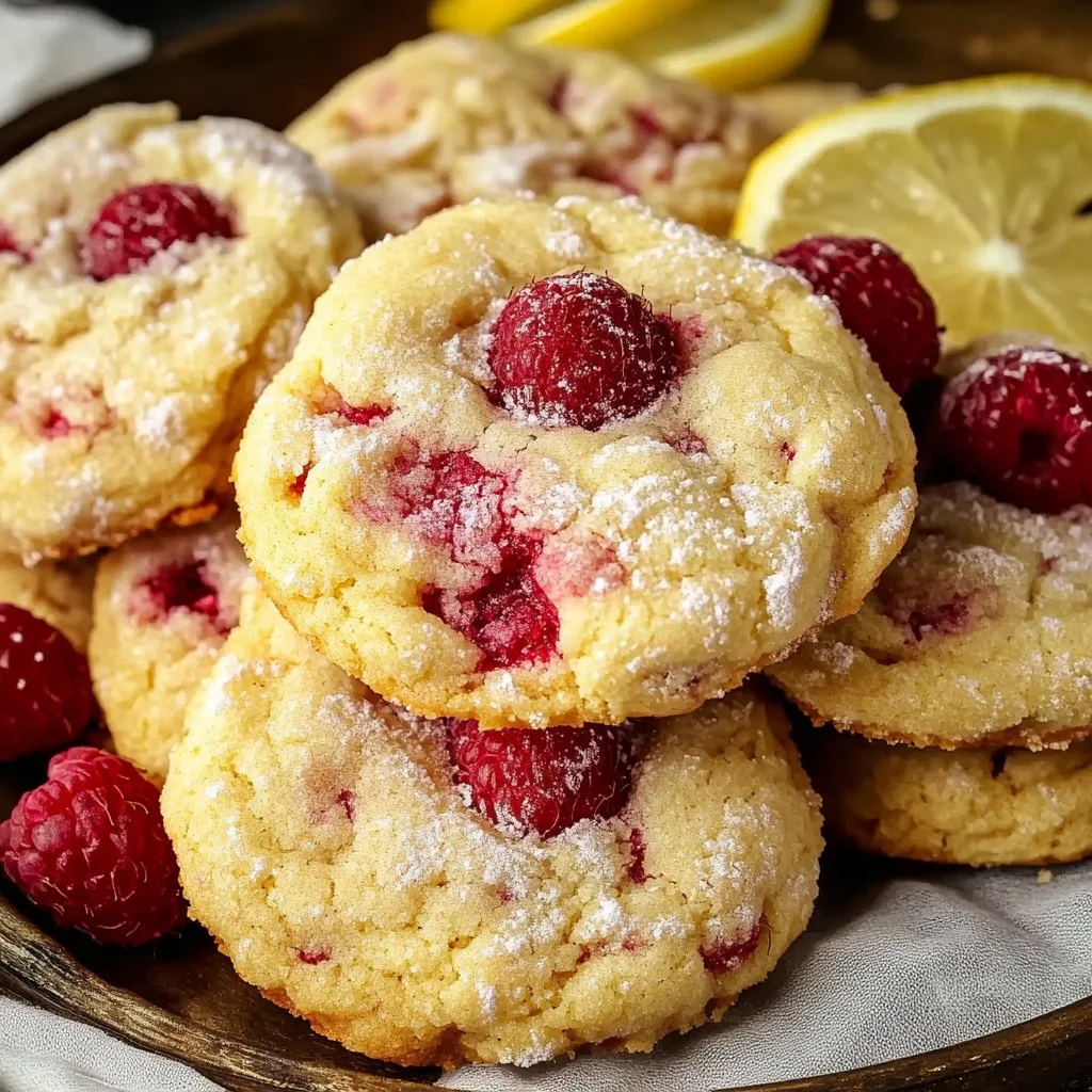 Lemon Raspberry Cookies