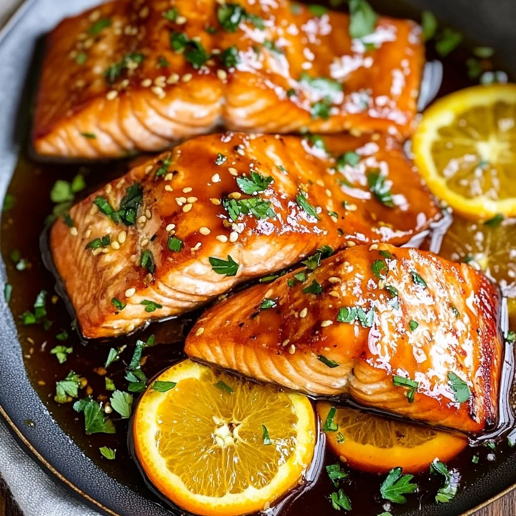 Orange Glazed Salmon