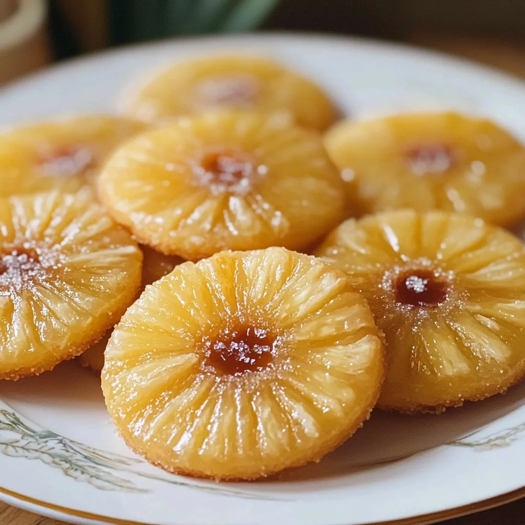 Pineapple Upside-Down Sugar Cookies