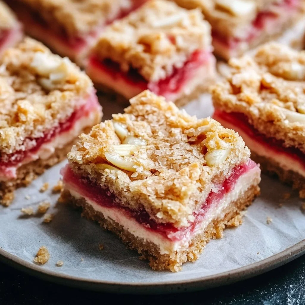 Rhubarb Cream Cheese Bars