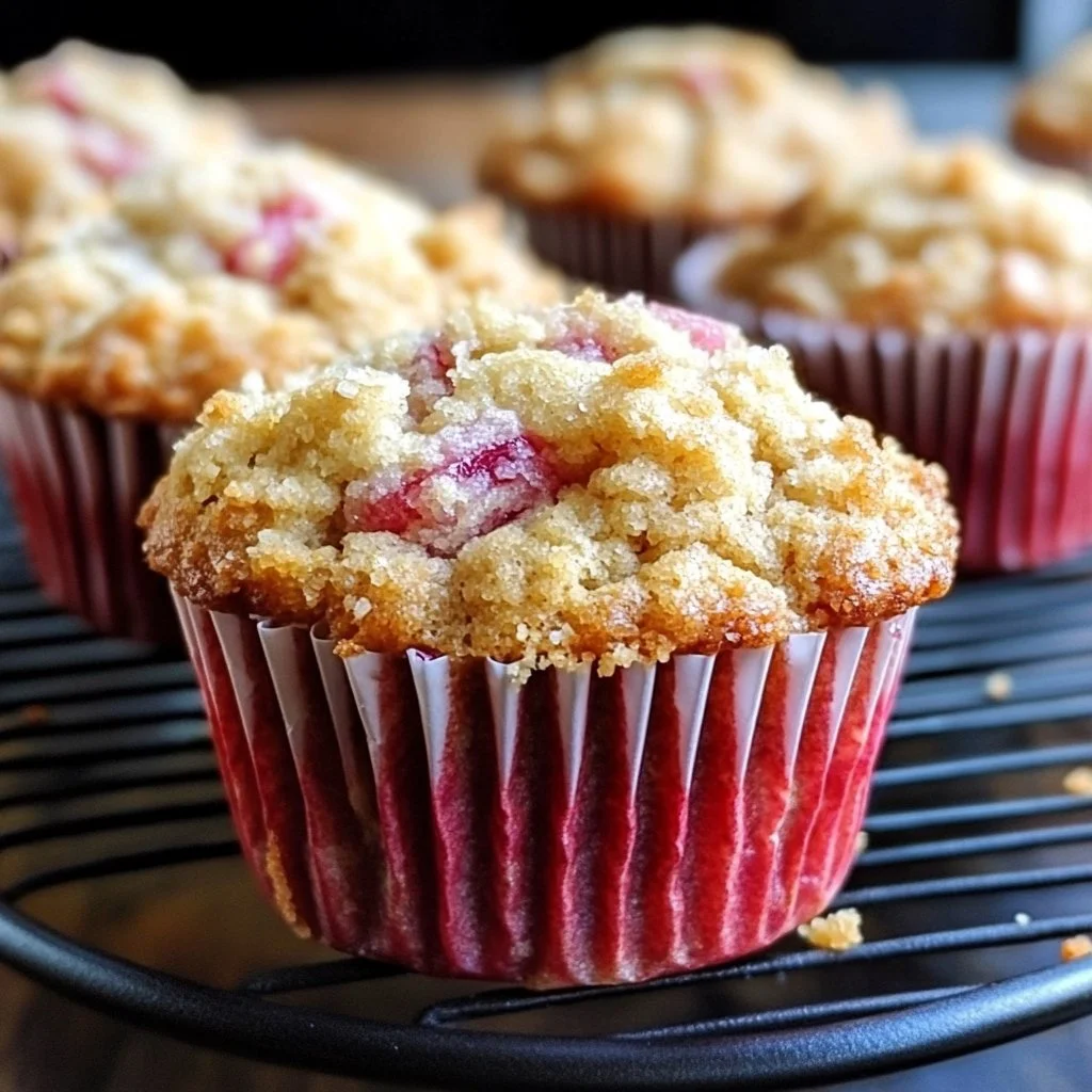 Best Ever Rhubarb Muffins