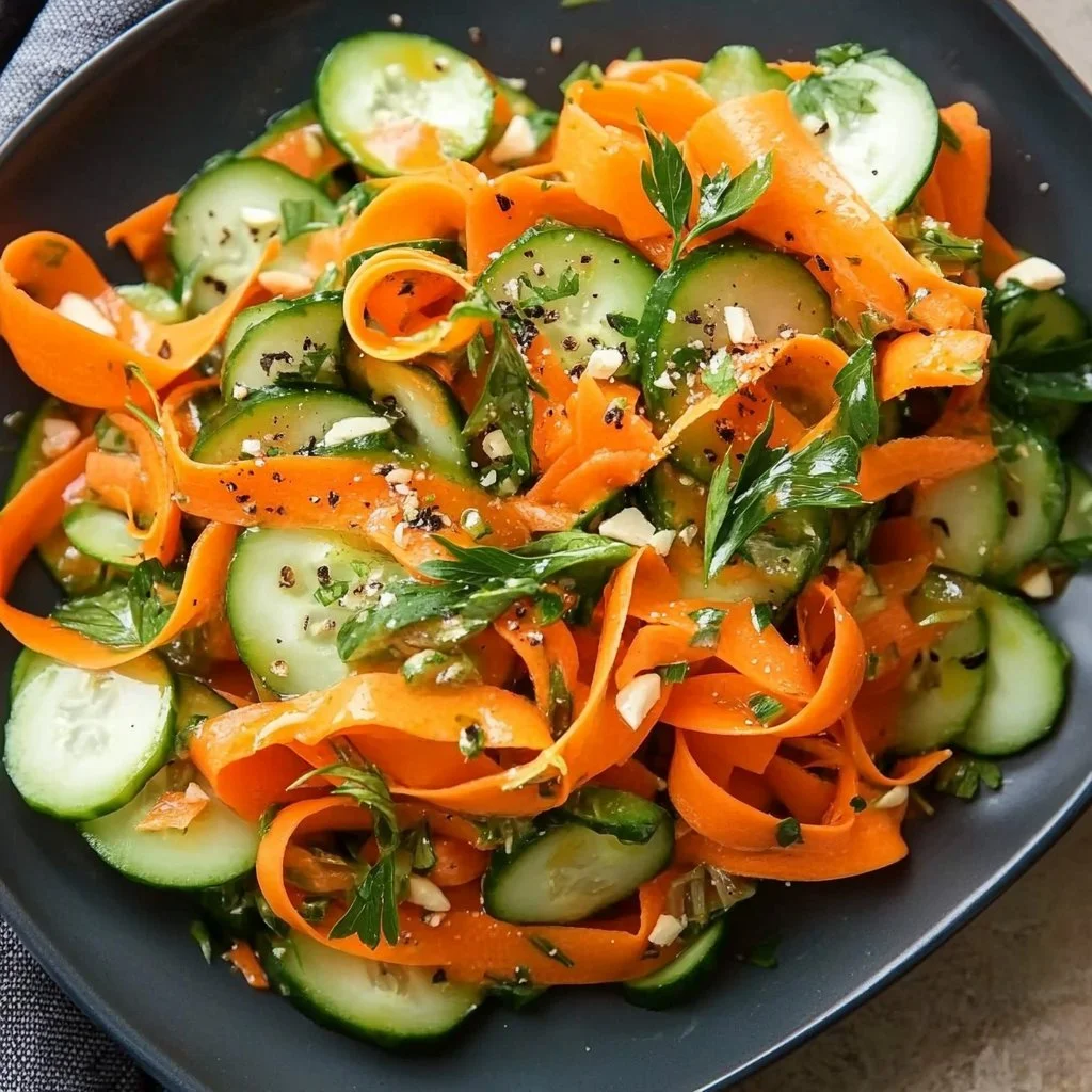 Ribbon Carrot-Cucumber Salad