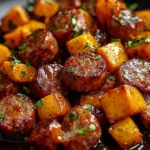 sausage sweet potatoes with honey garlic 2026 01 20 223154