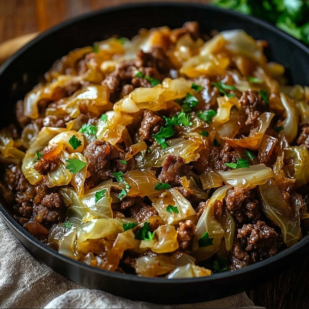 Savory Beef and Cabbage Skillet