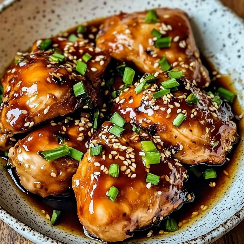 Slow Cooker Honey Garlic Chicken