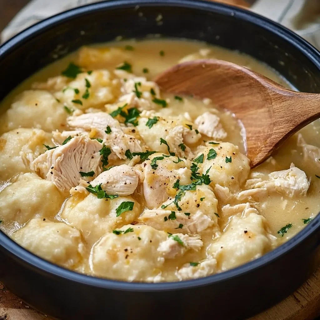 Slow Cooker Chicken and Dumplings