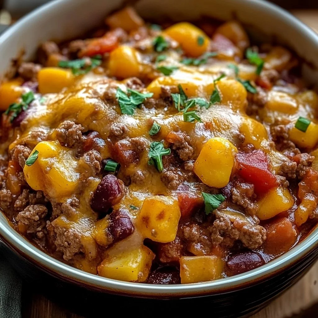 Slow Cooker Cowboy Casserole
