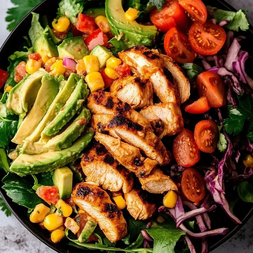 Spicy Southwest Avocado Chicken Salad