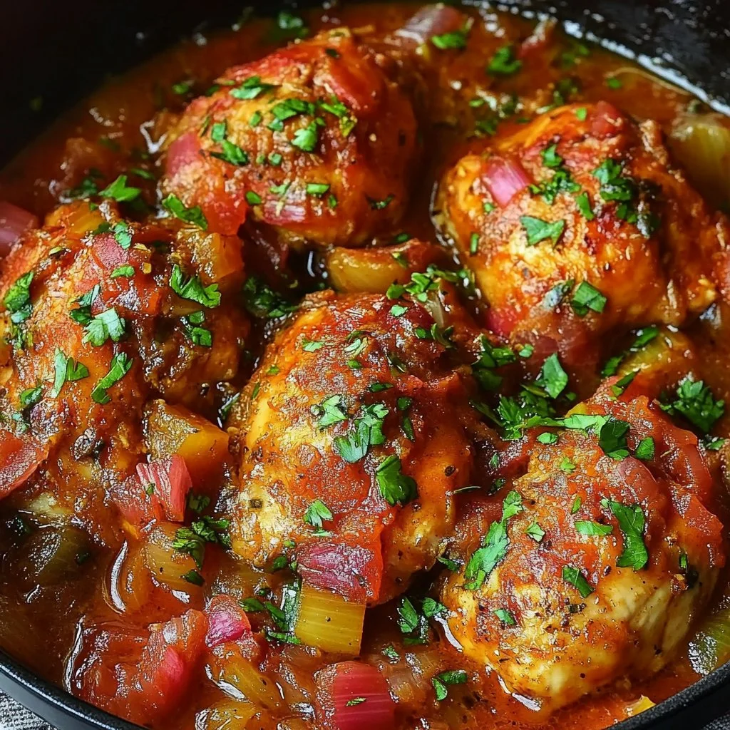 Sweet and Tangy Rhubarb Chicken
