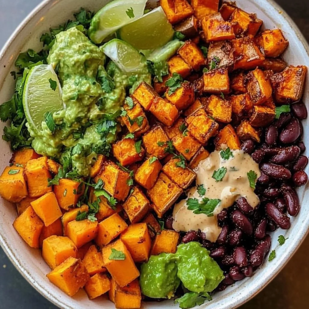 Vegan Sweet Potato Burrito Bowl