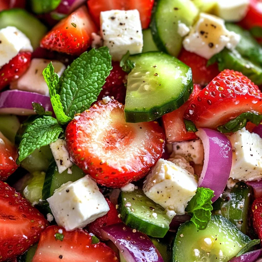 Berry Cucumber Salad Bliss