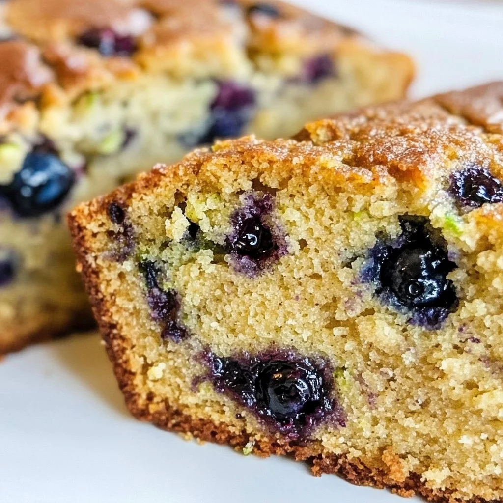 Blueberry-Infused Zucchini Bread